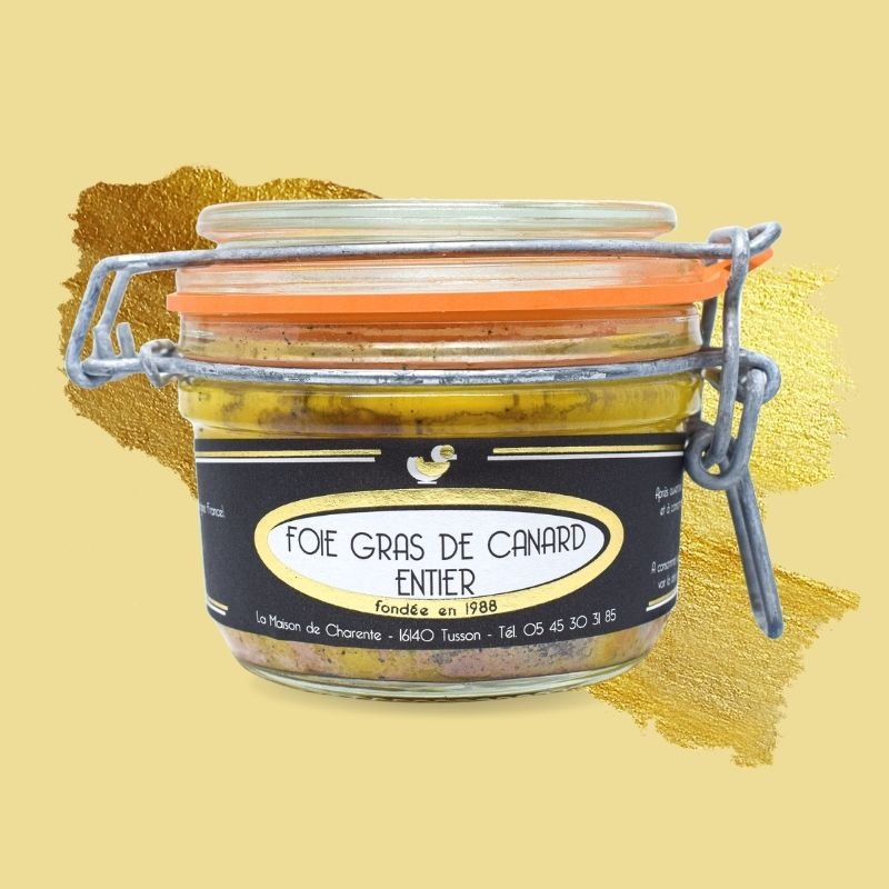 Foie gras entier en semi-conserve.